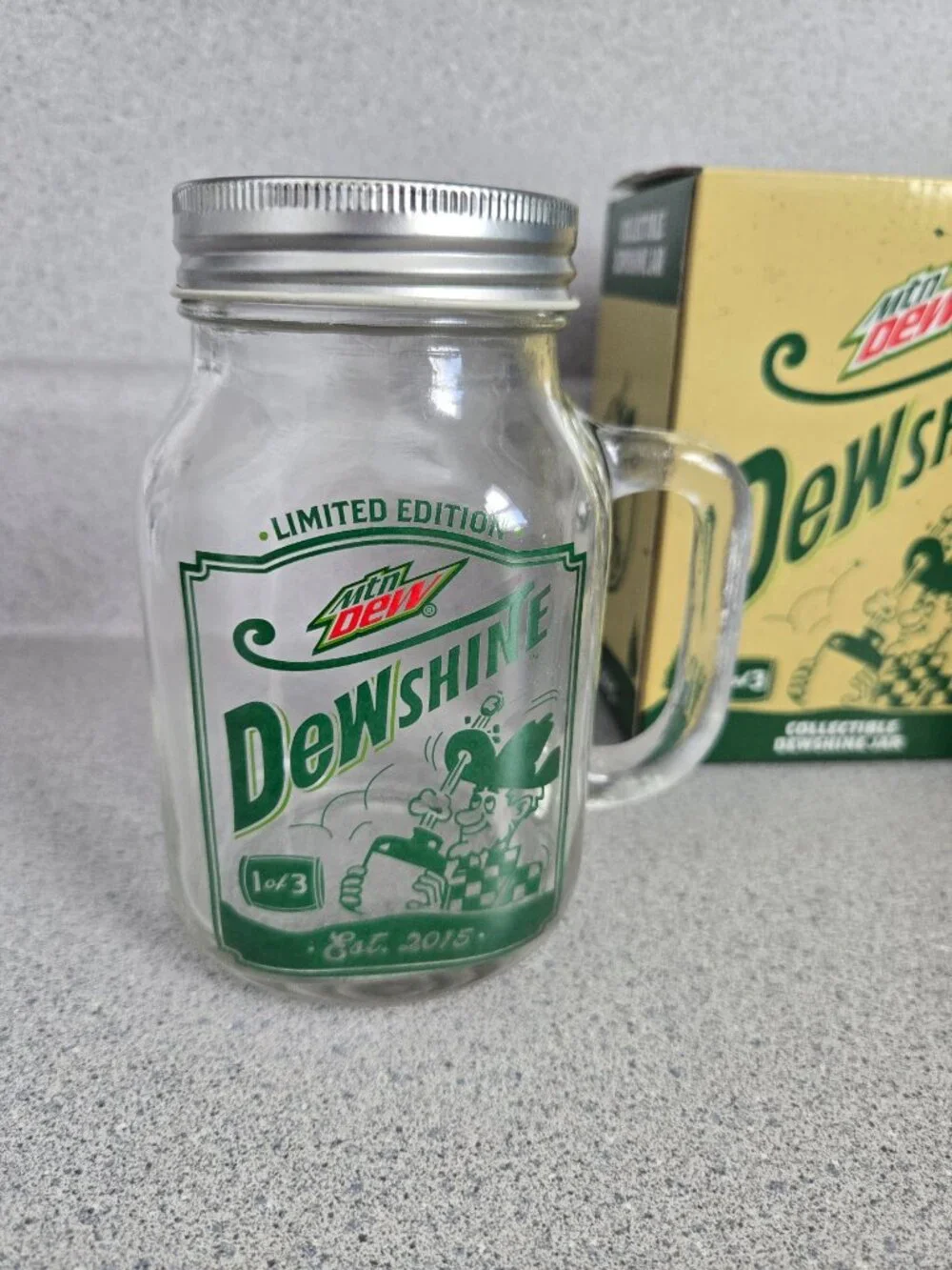 Mountain Dew Collectible Dewshine Jars 2015 Circle K Exclusive (Jar 1 & 2)